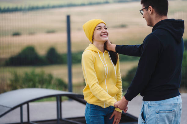 istock Beautiful young couple. 1722478187