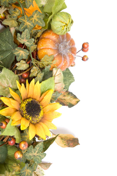 istock Autumn Sunflower Wreath 172247819