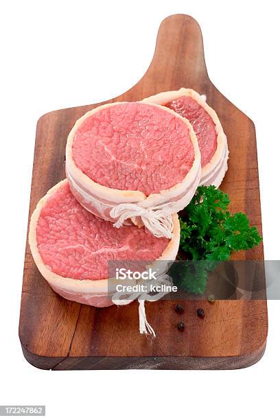 Tocino Envueltos Filete Mignon Foto de stock y más banco de imágenes de Alimento - Alimento, Bistec, Carne