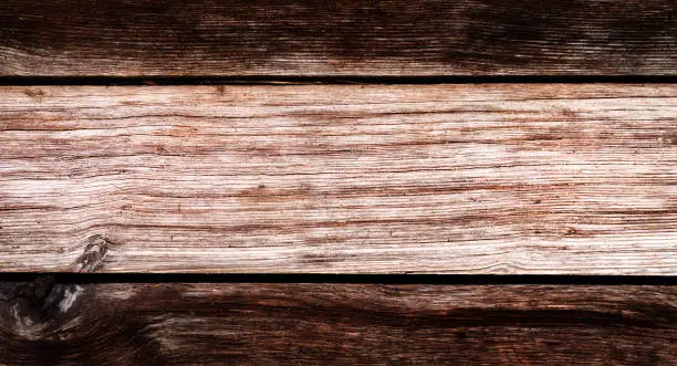 Wooden Planks Background with Space for Text