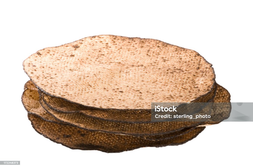 Pilha de Pesach matzas - Royalty-free Pesach Foto de stock