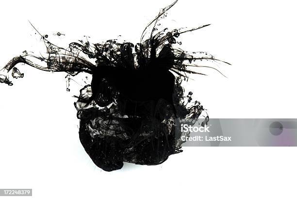 Abstrato Formas De Tinta De Difusão - Fotografias de stock e mais imagens de Abstrato - Abstrato, Afundar, Arte