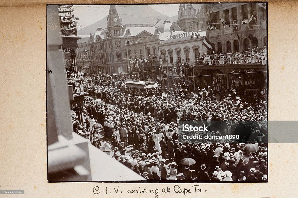 C.I.V Ankunft am Cape Town - Lizenzfrei Kapstadt Stock-Foto