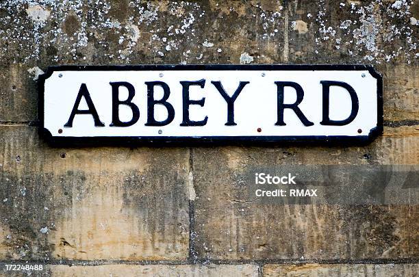 Abbey Road Sign Stock Photo - Download Image Now - Abbey Road - London, London - England, Sign