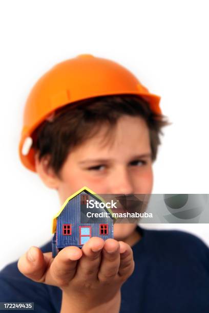 House On A Palm Stock Photo - Download Image Now - Boys, Blue-collar Worker, Business