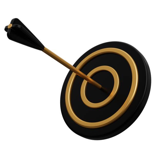istock target arrow sport equipment. 3d render illustration isolated on white background 1722494622
