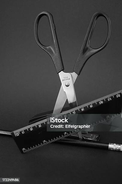 Office Equipment Stock Photo - Download Image Now - Black And White, Black Color, Business