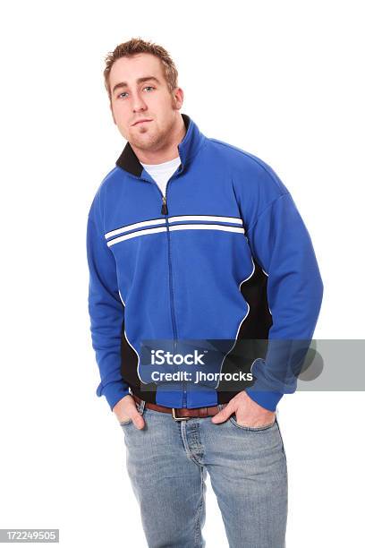 잘생긴 젊은 남자 파란색 재킷 20-29세에 대한 스톡 사진 및 기타 이미지 - 20-29세, 근육질 남자, 금발 머리
