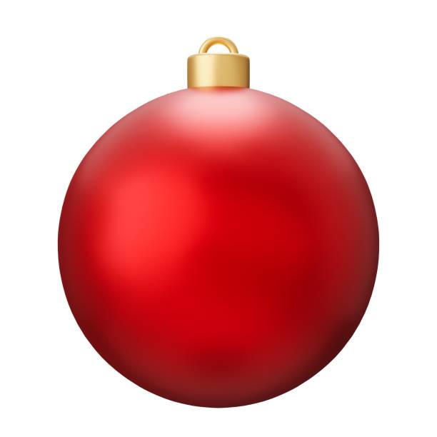 istock Christmas bauble ball. 3d render illustration isolated on white background 1722497223