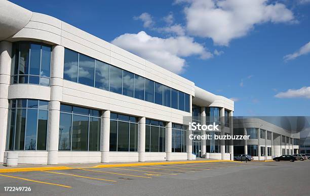 Modern Industrial Buildings District Stock Photo - Download Image Now - Building Exterior, Generic - Description, Generic Location