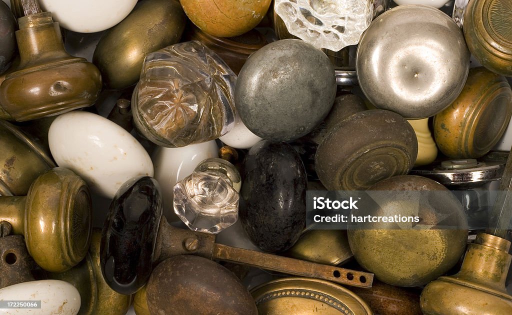 doorknobs - Foto de stock de Anticuado libre de derechos