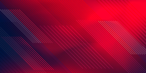 Modern red gradient diagonal lines abstract background. Abstract texture geometric design.