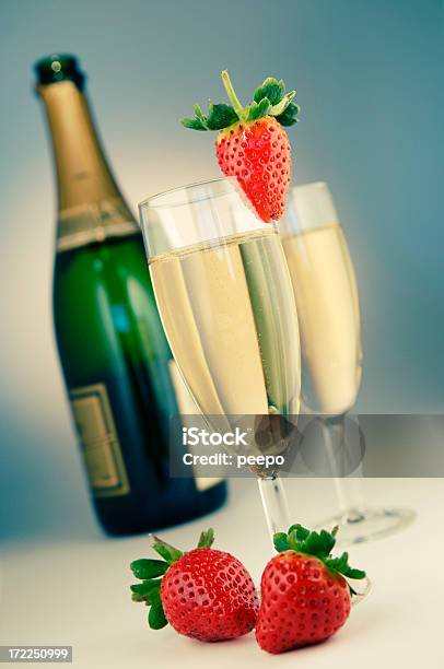 Champagne Stock Photo - Download Image Now - Alcohol - Drink, Bottle, Bubble