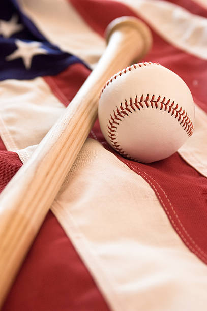 america's rozrywką - baseball baseball bat baseballs patriotism zdjęcia i obrazy z banku zdjęć