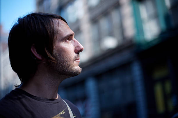 istock Bearded man in city 172251816