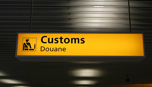 istock The customs sign at an airport 172252646