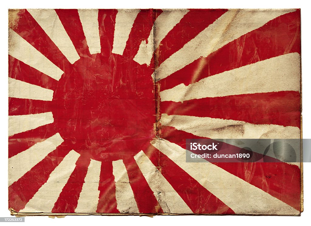 Japonês Naval Ensign (XXL - Foto de stock de Bandeira royalty-free