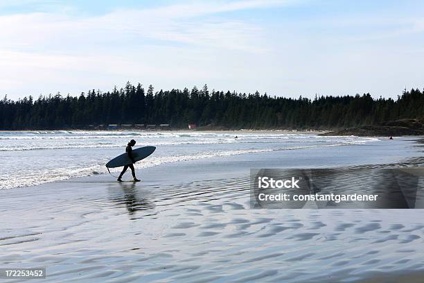 Long Beach Surfer Vancouver Island Stock Photo - Download Image Now - Kayaking, Surfing, Tofino