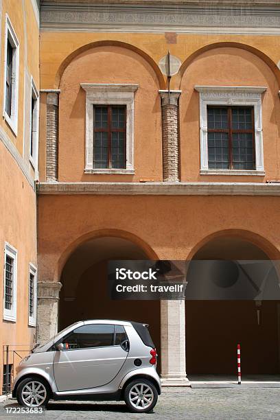 Ancient Rome Courtyard With Compact Car Stock Photo - Download Image Now - Ancient, Arch - Architectural Feature, Architectural Column