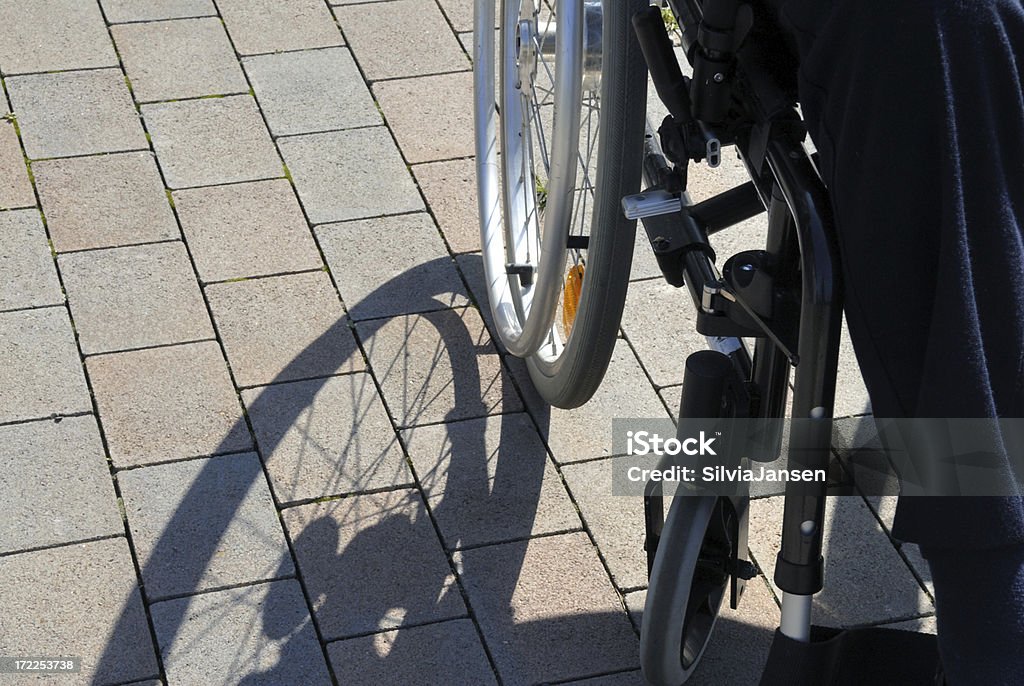 detail von einem Rollstuhl - Lizenzfrei Makrofotografie Stock-Foto