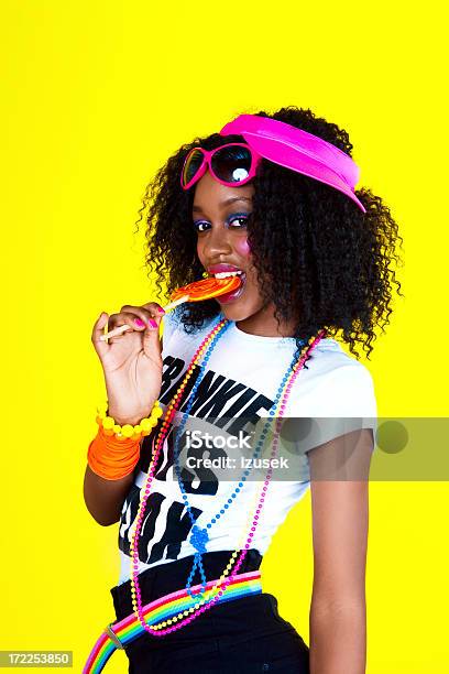 80s Disco Chick Stock Photo - Download Image Now - 1980-1989, Hip Hop Music, Retro Style