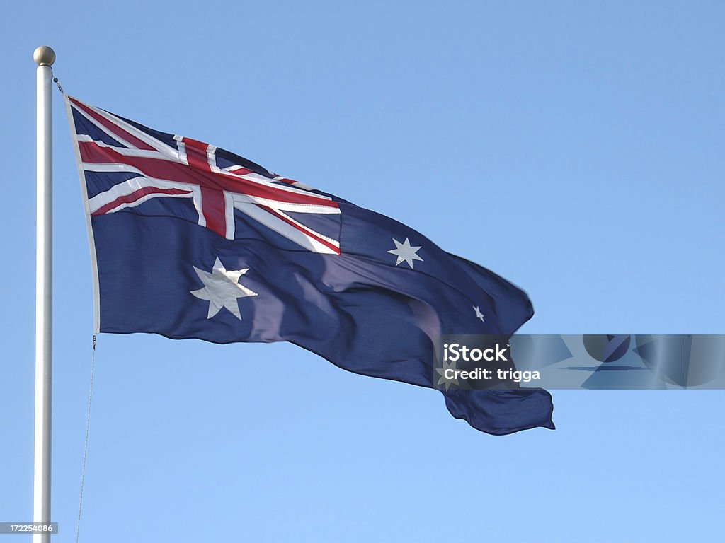 Bandiera dell'Australia - Foto stock royalty-free di A forma di stella