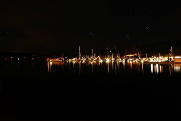 istock Sailboats And Star Trails-Horizontal 172254105