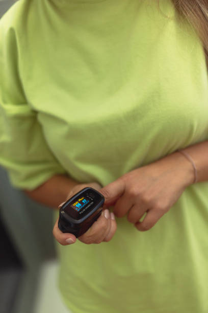 istock A pulse oximeter on a human finger measures oxygen in the blood, close-up 1722548993