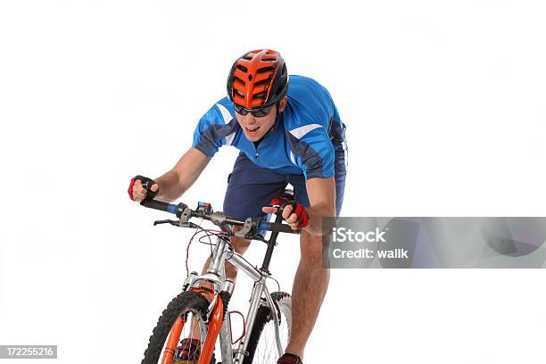 Motociclista - Fotografias de stock e mais imagens de Ciclismo - Ciclismo, Fundo Branco, Figura para recortar