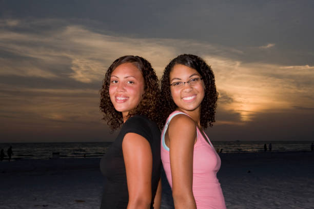 istock Sisters on the Beach at Sunset 172255383