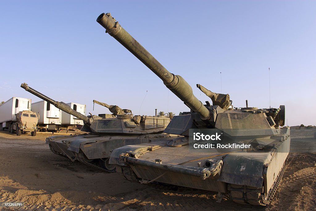 Os tanques - Foto de stock de M1 Abrams royalty-free