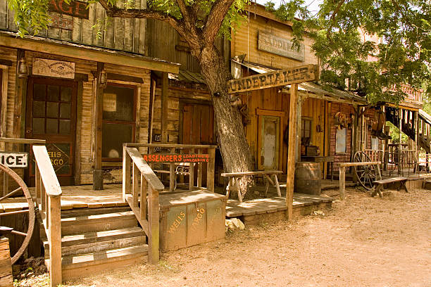 istock Sidewalk of Wild West Town 172256193