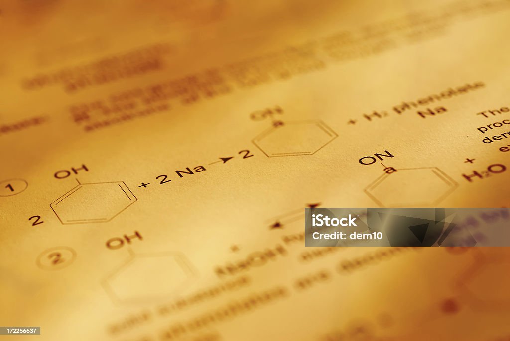 Chemische Formel - Lizenzfrei Atom Stock-Foto