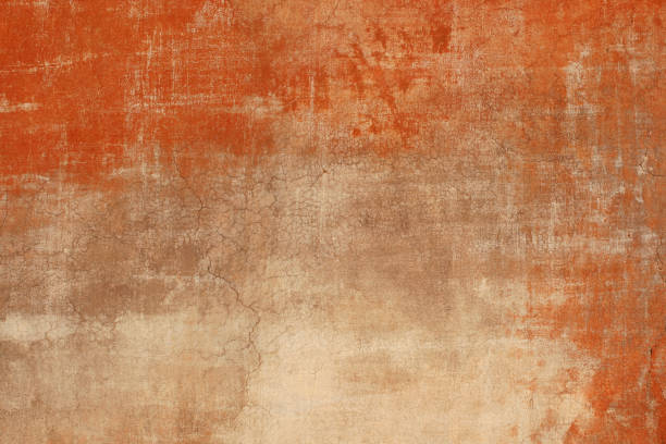 istock Red grey Roman grunge wall texture, Rome Italy 172256687