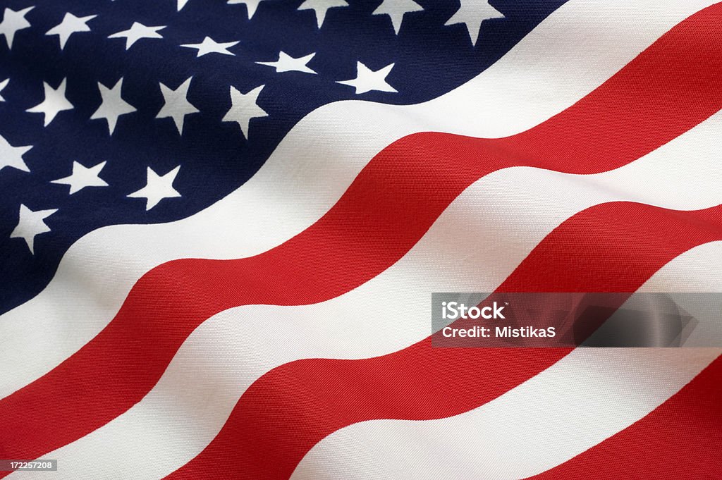 Flaga Stanów Zjednoczonych - Zbiór zdjęć royalty-free (Amerykańska flaga)