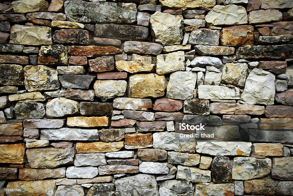 Caixas de parede de pedras - Foto de stock de Abandonado royalty-free