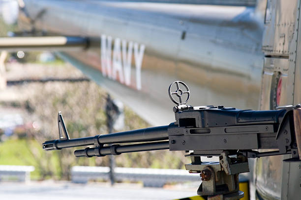 istock Military Helicopter with Machine Gun 172258023