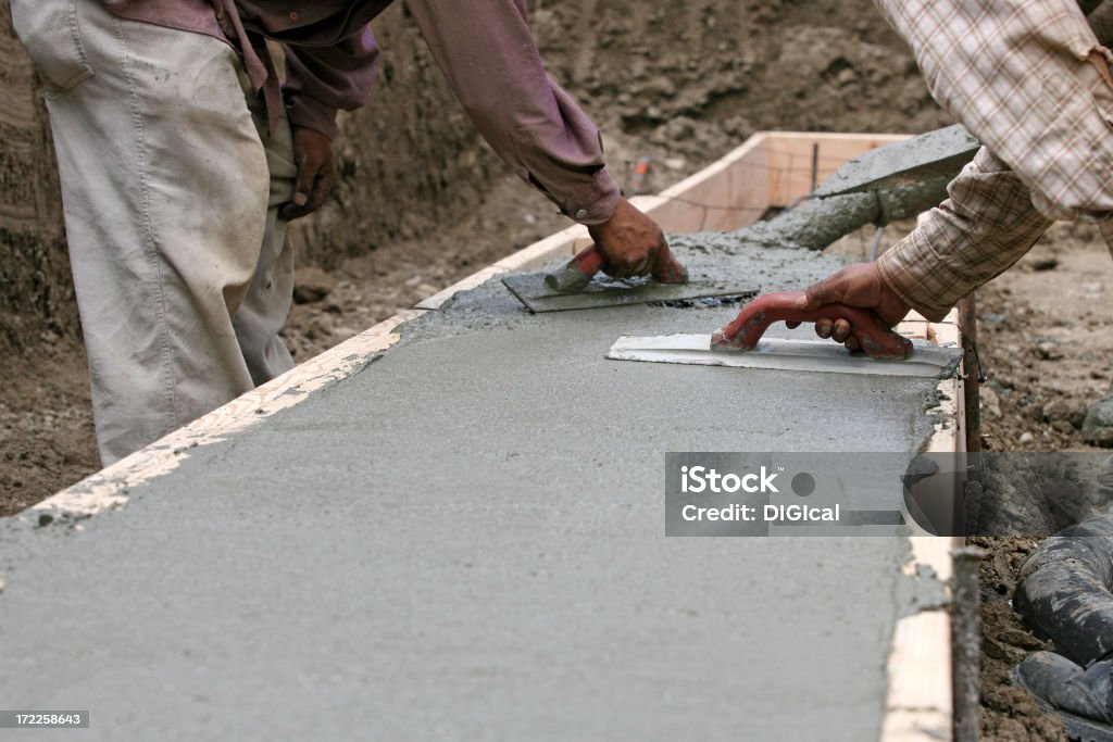 Construção de cimento - Foto de stock de Aço royalty-free