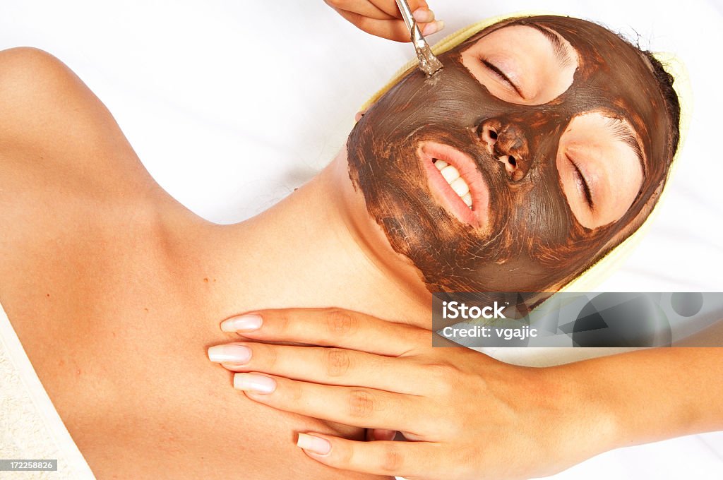 Cosmetico Maschera per il viso - Foto stock royalty-free di Mascherina di protezione