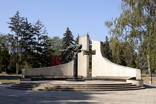 Moldova. Chisinau. 28.09.2023. Eternity Memorial Complex. Monument to the Victims of the Transnistrian War