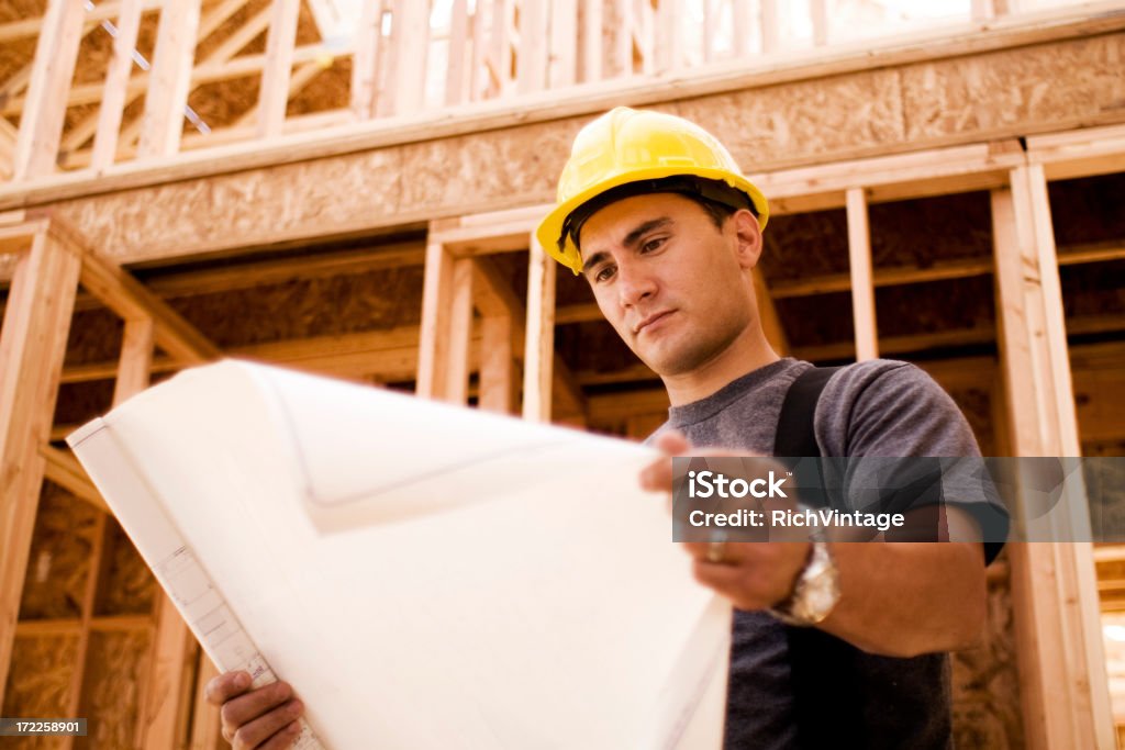 Construtor de Casa - Royalty-free Adulto Foto de stock