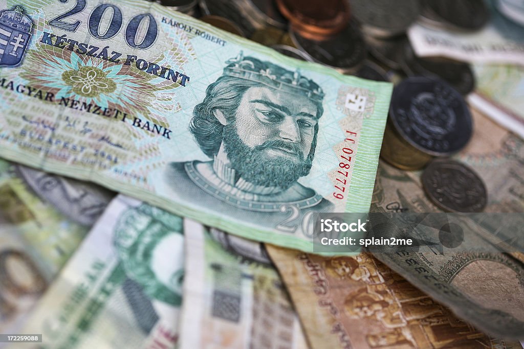 Budapest, Hungary valuta - Foto stock royalty-free di Affari
