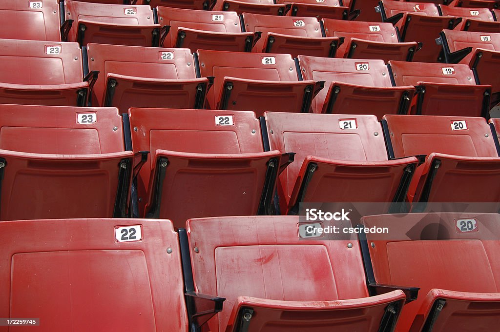 Stadion-Bestuhlung - Lizenzfrei Baseballfeld Stock-Foto