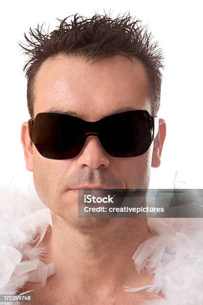 Photo libre de droit de Mode Homme banque d'images et plus d'images libres de droit de Danser le rock - Danser le rock, Fond blanc, Lunettes de soleil