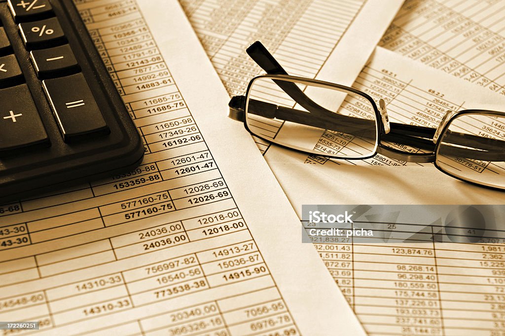 Ziffern und Finanzen - Lizenzfrei Sozialversicherung Stock-Foto