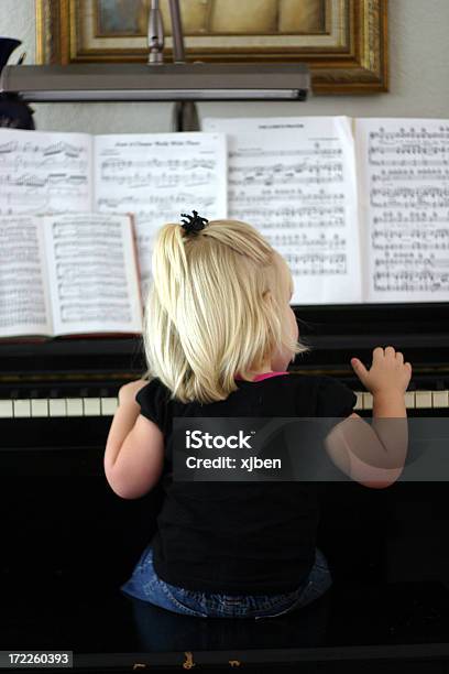 Piano Girl Stock Photo - Download Image Now - Piano, Adolescence, Arts Culture and Entertainment