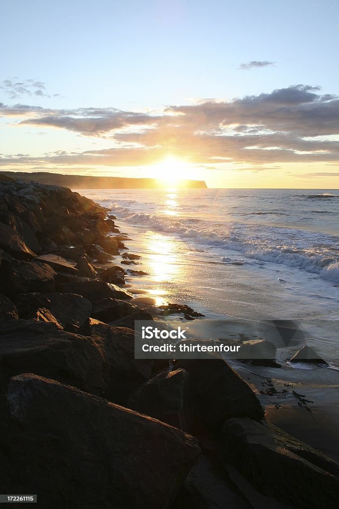 Северное море закат#2 - Стоковые фото Англия роялти-фри