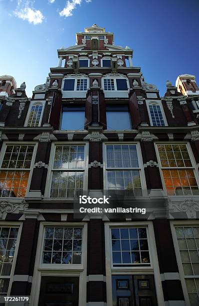 Foto de Residência Em Amsterdã e mais fotos de stock de Amsterdã - Amsterdã, Arquitetura, Casa
