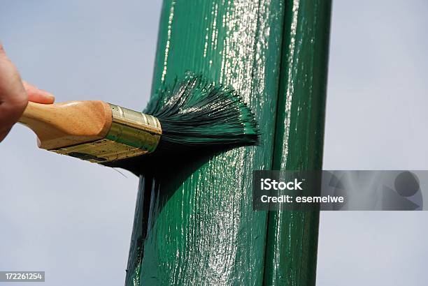 New Paint Stock Photo - Download Image Now - Green Color, House Painter, Painter - Artist