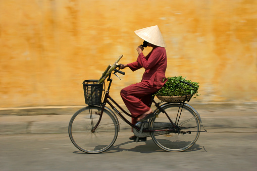 Cyclist in Vietnam